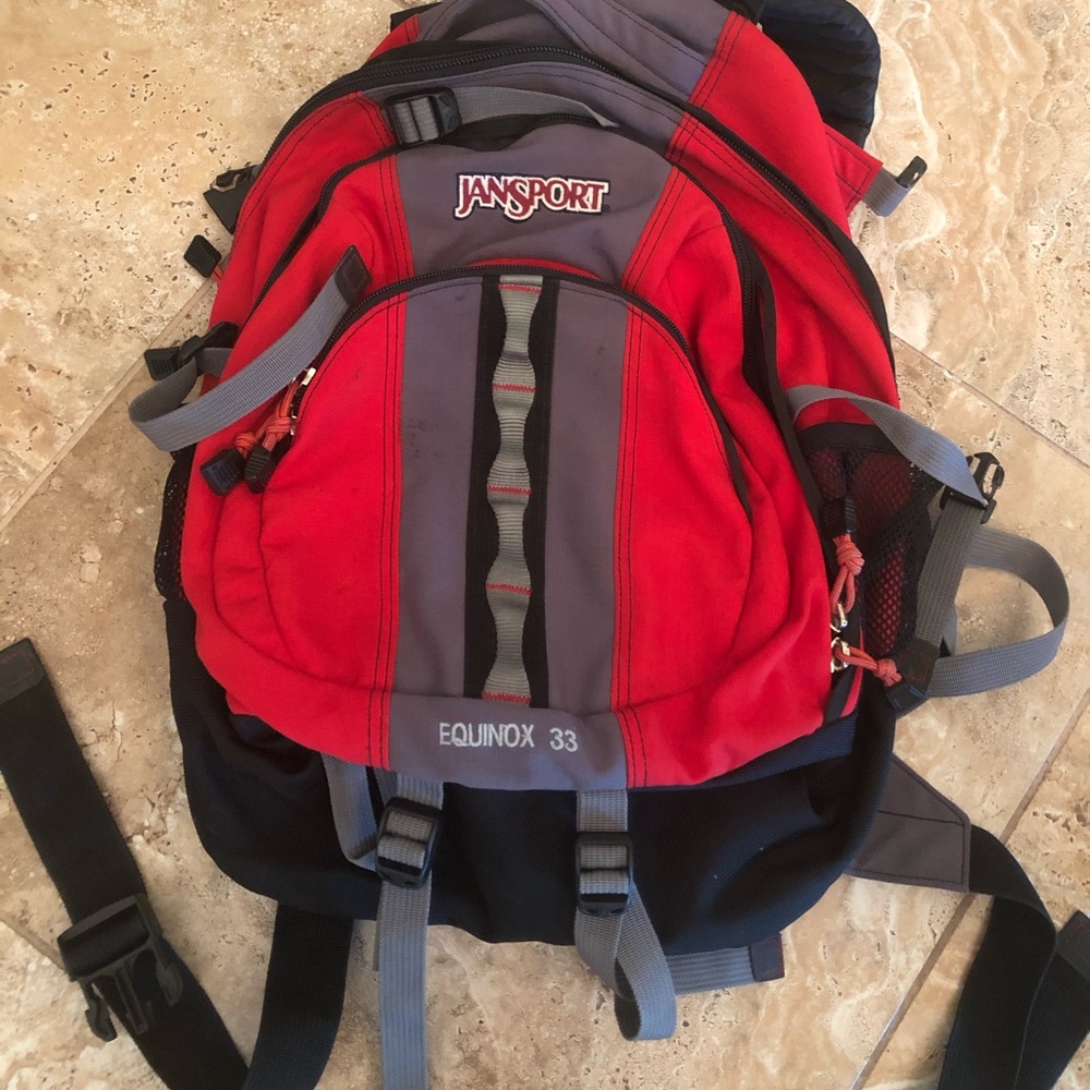 Janspirt Equinox 33 Red & Gray backpack